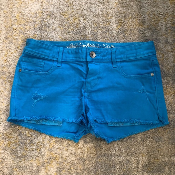 Express Pants - Express Electric Blue Shorts